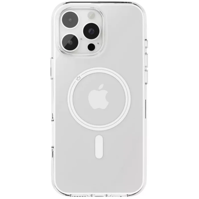 Чехол защитный VLP Origin Case с Magsafe для Apple iPhone 16 Pro прозрачный