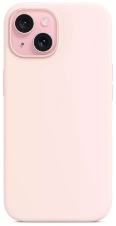 Чехол Silicone Case MagSafe для iPhone 15 Plus Light Pink
