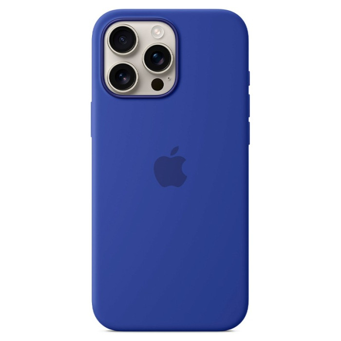 Чехол накладка Silicone Case для iPhone 16 Pro Max Синий | Фото 1 из 1