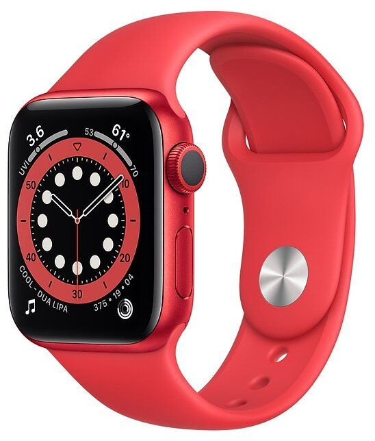 Умные часы Apple Watch Series 6 GPS 40mm Aluminum Case with Sport Band (PRODUCT)RED | Фото 1 из 5