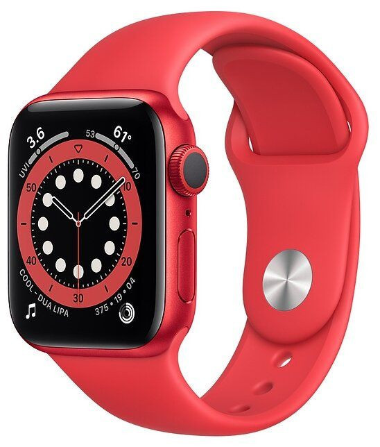 Умные часы Apple Watch Series 6 GPS 40mm Aluminum Case with Sport Band (PRODUCT)RED | Фото 5 из 5