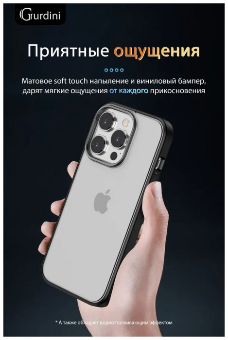 Чехол-накладка Gurdini Shockproof Case для iPhone 14 Pro Max Белый (White) | Фото 10 из 13