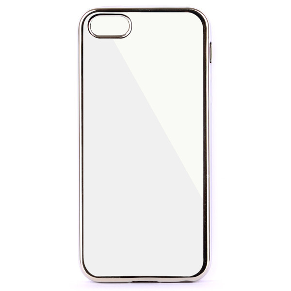 Чехол-накладка силиконовая для iPhone 6/6s с зеркальной рамкой | Фото 2 из 2