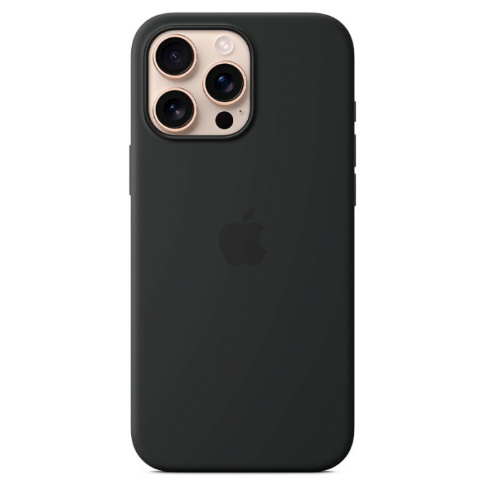 Чехол накладка Silicone Case для iPhone 16 Pro Max Черный | Фото 1 из 1