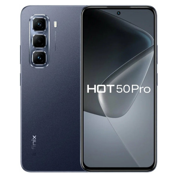 Смартфон Infinix Hot 50 Pro 8/128GB Черный (Sleek Black) EAC | Фото 1 из 1