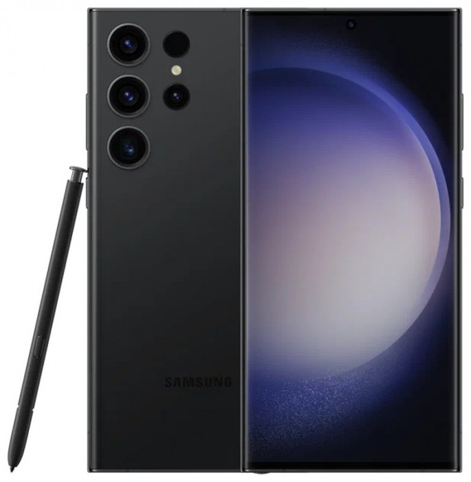Смартфон Samsung Galaxy S23 Ultra 8/256GB Черный Фантом (Phantom Black) | Фото 1 из 10
