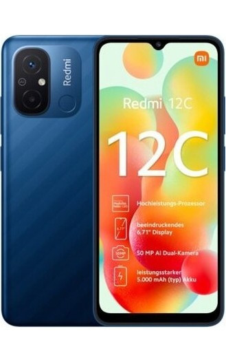 Смартфон Xiaomi Redmi 12C 4/64GB Синий (Blue) | Фото 6 из 6