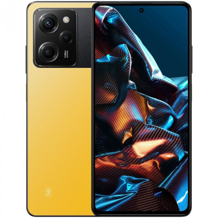 Смартфон Poco X5 Pro 5G 8/256GB Желтый (Yellow) | Фото 1 из 10