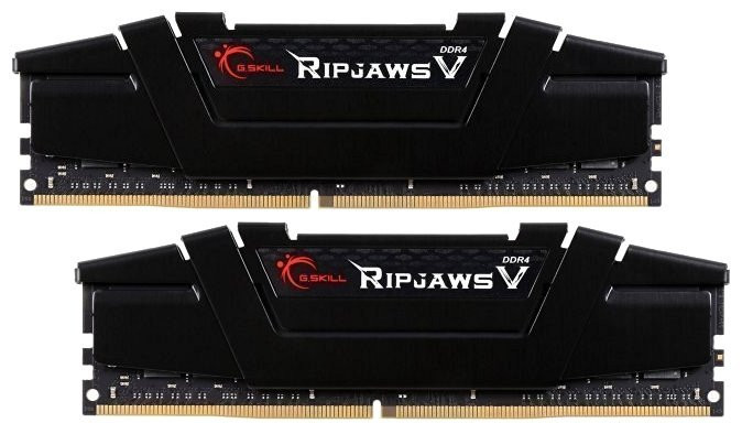 Оперативная память 32Gb DDR4 3600MHz G.Skill Ripjaws V (F4-3600C18D-32GVK) (2x16Gb KIT)