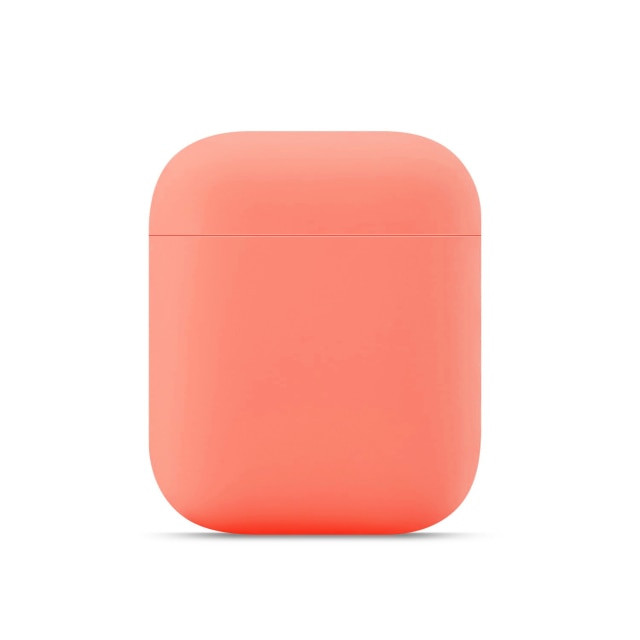 Чехол Silicone Case на AirPods 2 Оранжевый