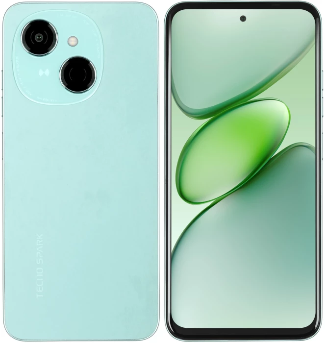 Смартфон Tecno Spark Go 1 3/64GB Зеленый (Magic Skin Green)