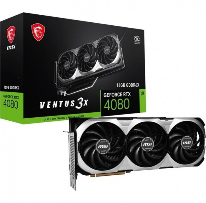 Видеокарта MSI GeForce RTX 4080 16GB VENTUS 3X OC, Retail