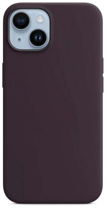 Чехол Silicone Case для iPhone 14 Темно-фиолетовый (Elderberry) | Фото 4 из 4
