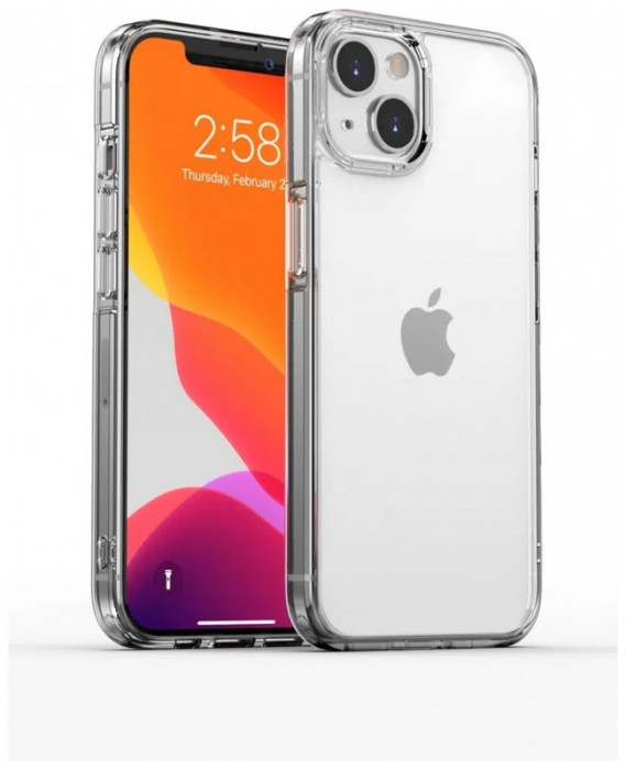 Чехол-накладка Gurdini Alba Series Protective transparent для iPhone 14/13