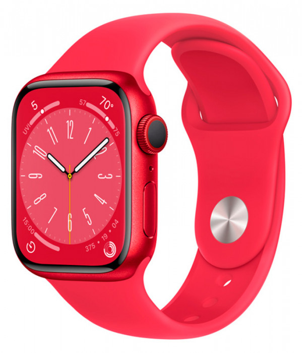 Умные часы Apple Watch Series 8 41mm GPS Red Aluminum Case with Sport Band Product Red