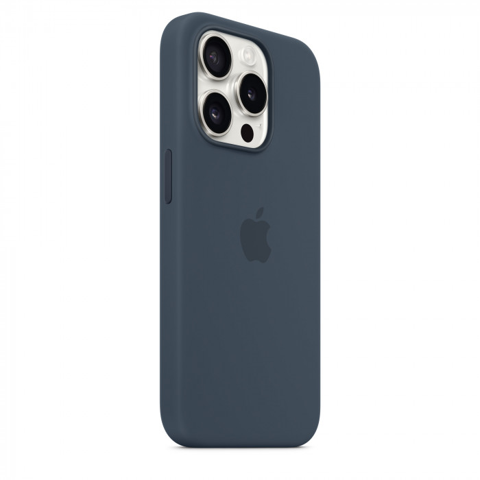 Чехол Silicone Case MagSafe для iPhone 15 Pro Max Strom Blue