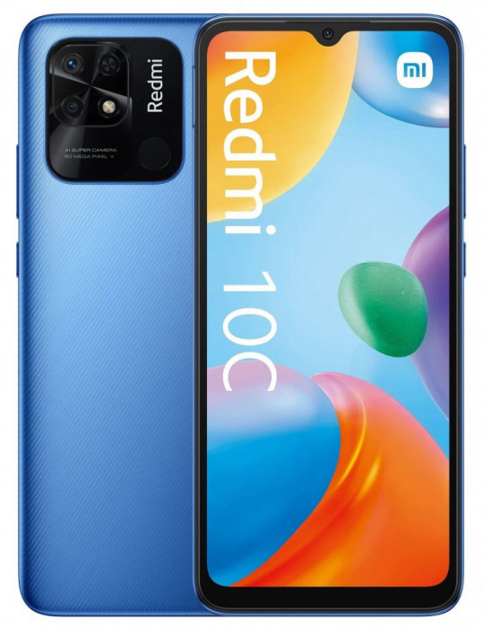Смартфон Xiaomi Redmi 10C 3/64GB EAC Синий (Blue) | Фото 6 из 6
