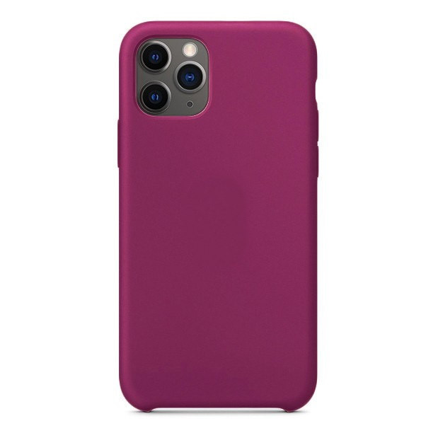 Чехол силиконовый для iPhone 11 Pro Max Малиновый | Фото 2 из 2