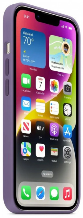 Чехол Silicone Case для iPhone 14 Фиолетовый (Iris) | Фото 3 из 4