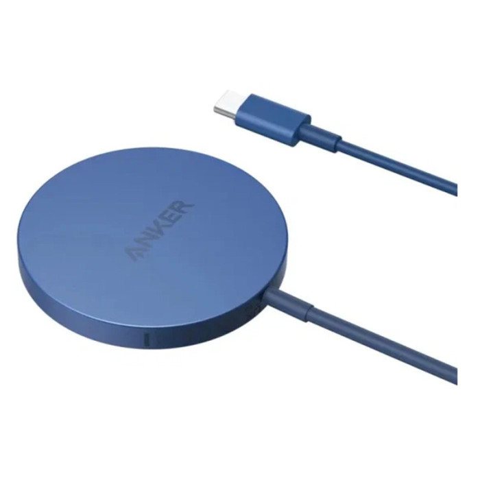 Беспроводное зарядное устройство Anker PowerWave Select+ Magnetic Pad A2566 (синий) | Фото 2 из 2