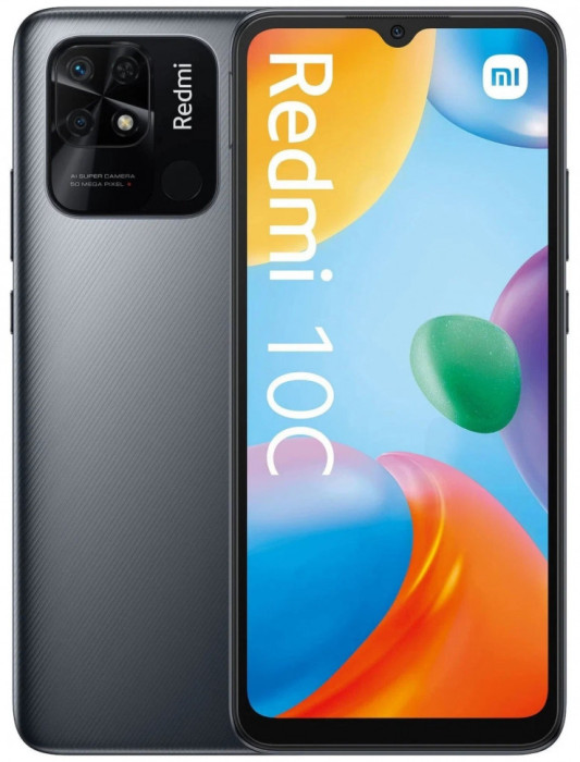 Смартфон Xiaomi Redmi 10C 3/64GB EAC Серый (Gray)