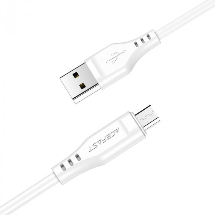 Кабель ACEFAST C3-09 USB-A - Micro-USB Белый | Фото 1 из 4
