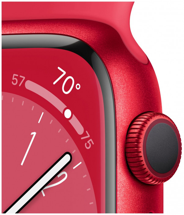 Умные часы Apple Watch Series 8 45mm GPS Red Aluminum Case with Sport Band Product Red | Фото 3 из 4