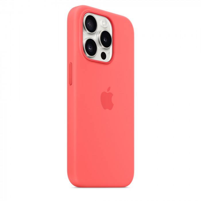 Чехол Silicone Case MagSafe для iPhone 15 Pro Max Guava