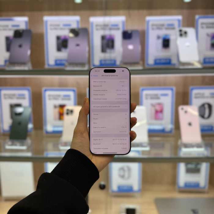 Уценка Смартфон Apple iPhone 16 Pro 128GB Натуральный титан (Natural Titanium) nano SIM + eSIM