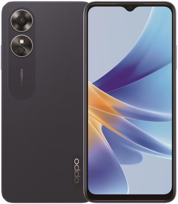 Смартфон Oppo A17 4/64GB Черный (Midnight Black) | Фото 1 из 5
