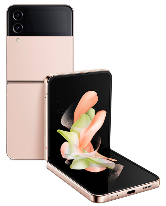 Смартфон Samsung Galaxy Z Flip4 8/512GB Розовый (Pink Gold) | Фото 1 из 5