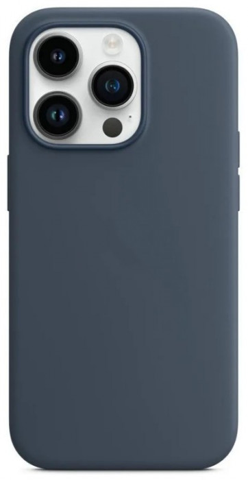 Чехол Silicone Case with Magsafe для iPhone 14 Pro Max Storm blue | Фото 1 из 2