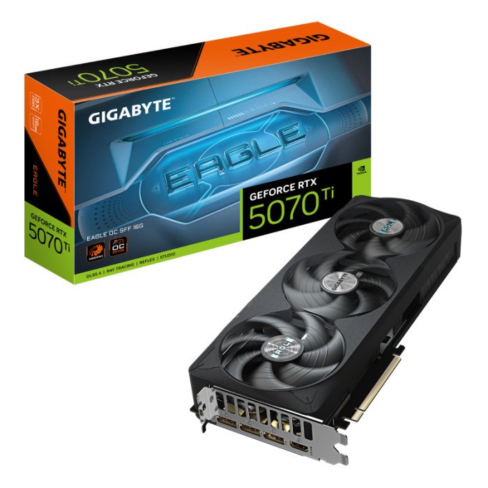 Видеокарта NVIDIA GeForce RTX 5070 Ti Gigabyte EAGLE OC SFF 16Gb (GV-N507TEAGLE OC-16GD) | Фото 1 из 1