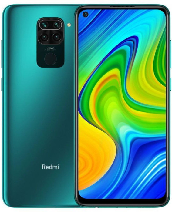 Смартфон Xiaomi Redmi Note 9 3/64GB (NFC) Зеленый RU | Фото 2 из 2
