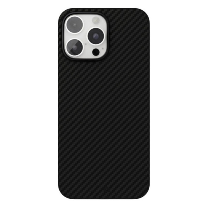 Чехол защитный VLP Kevlar Case с MagSafe для iPhone 16 Pro Max, черный | Фото 1 из 1