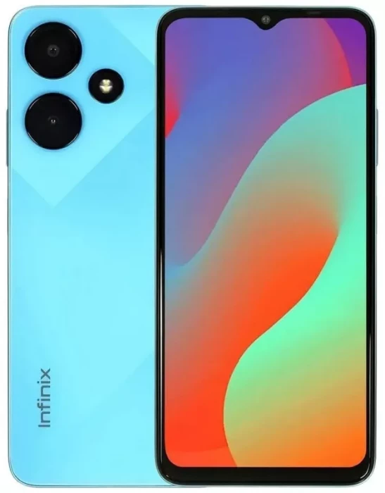 Смартфон Infinix Hot 30i 4/128GB Голубой (Glacier Blue) EAC | Фото 1 из 3