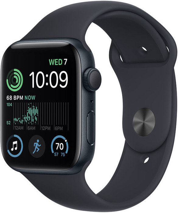 Умные часы Apple Watch SE 2022 40mm Aluminum Case with Sport Band Тёмная ночь | Фото 4 из 4