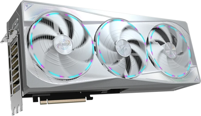 Видеокарта NVIDIA GeForce RTX 5080 Gigabyte AORUS MASTER ICE OC 16Gb (GV-N5080AORUSM ICE-16GD)