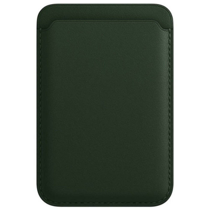 Чехол Leather Wallet MagSafe для iPhone Green | Фото 3 из 3