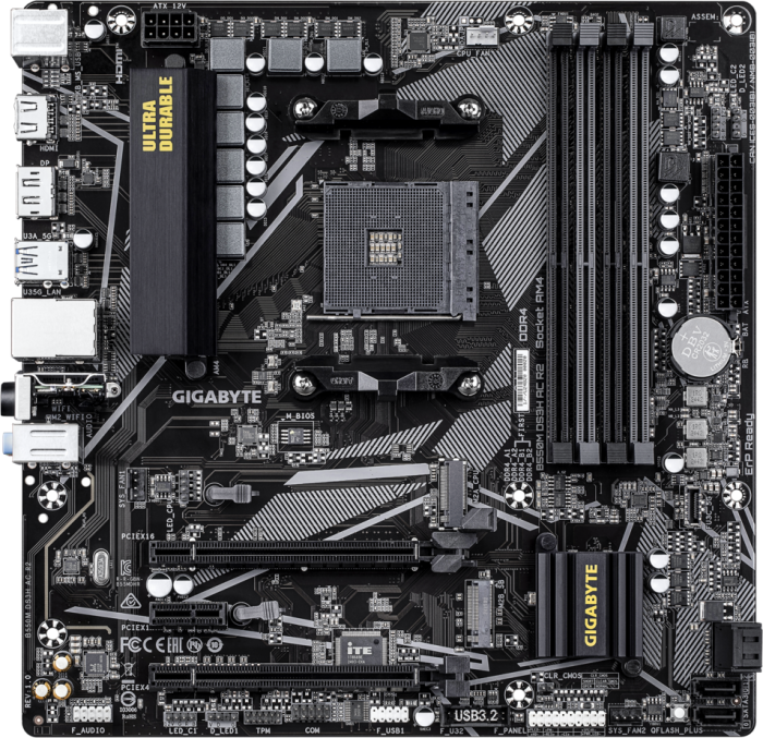 Материнская плата Gigabyte B550M DS3H AC R2