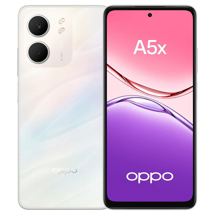 Смартфон Oppo A5x 4/128GB Перламутр (Laser White)