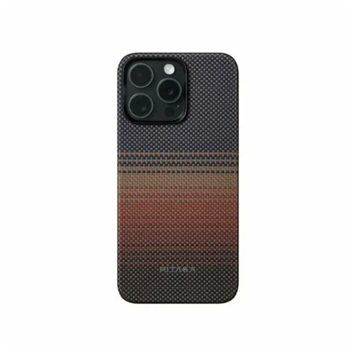 Чехол Pitaka Fusion Weaving MagEZ 5 для iPhone 15 Pro - Sunset