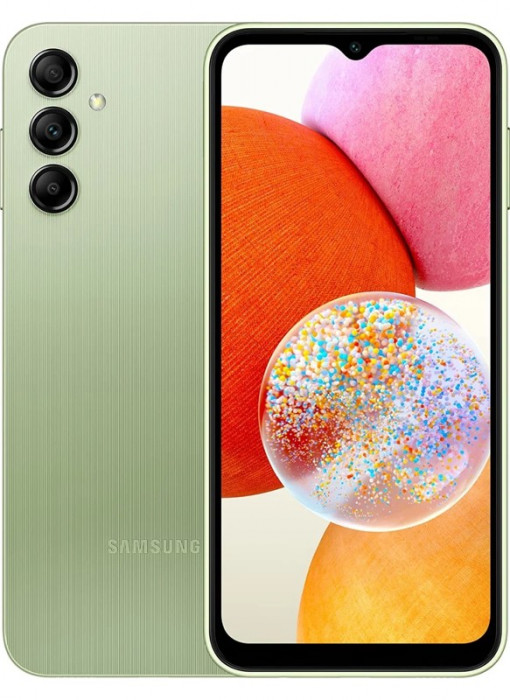 Смартфон Samsung Galaxy A14 4/64GB Зеленый (Light Green) | Фото 1 из 8