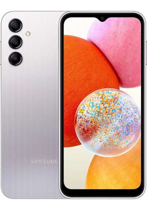 Смартфон Samsung Galaxy A14 4/64GB Серебристый (Silver) | Фото 1 из 9
