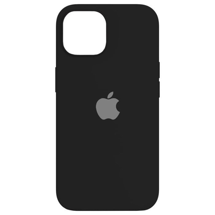 Чехол накладка Silicone Case для iPhone 15 Черный | Фото 1 из 1