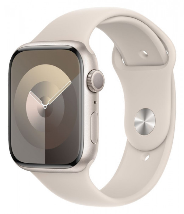 Умные часы Apple Watch Series 9 41mm GPS Aluminum Case with Sport Band Starlight | Фото 1 из 3