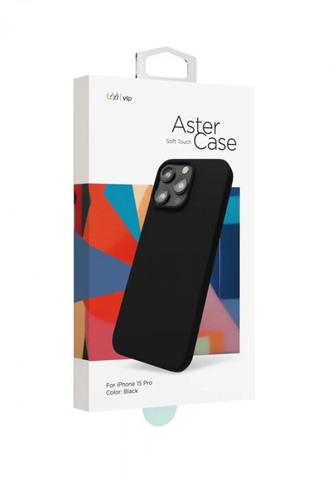 Чехол защитный VLP Aster Case для iPhone 15 Pro черный | Фото 2 из 4