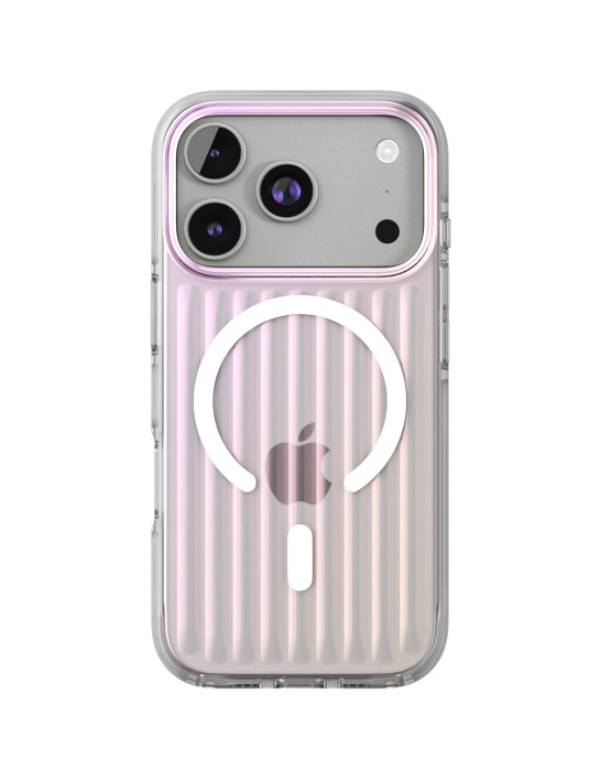 Чехол защитный VLP Pulse Case с MagSafe для iPhone 17 Pro Max, перламутровый