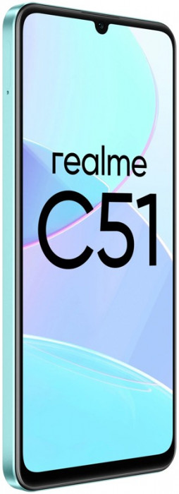 Смартфон Realme C51 4/128GB Зеленый (Mint Green) EAC | Фото 3 из 11