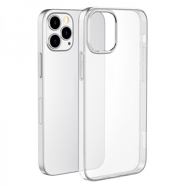 Чехол-накладка силиконовая прозрачная HOCO для iPhone 12/12 Pro | Фото 2 из 2